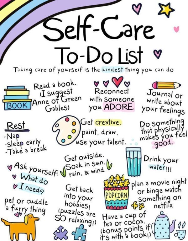 various self-care activities for pet owners